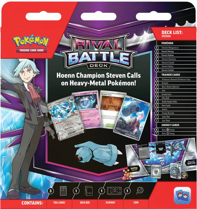 Pokemon Rival Battle Deck - Steven (Inglés)