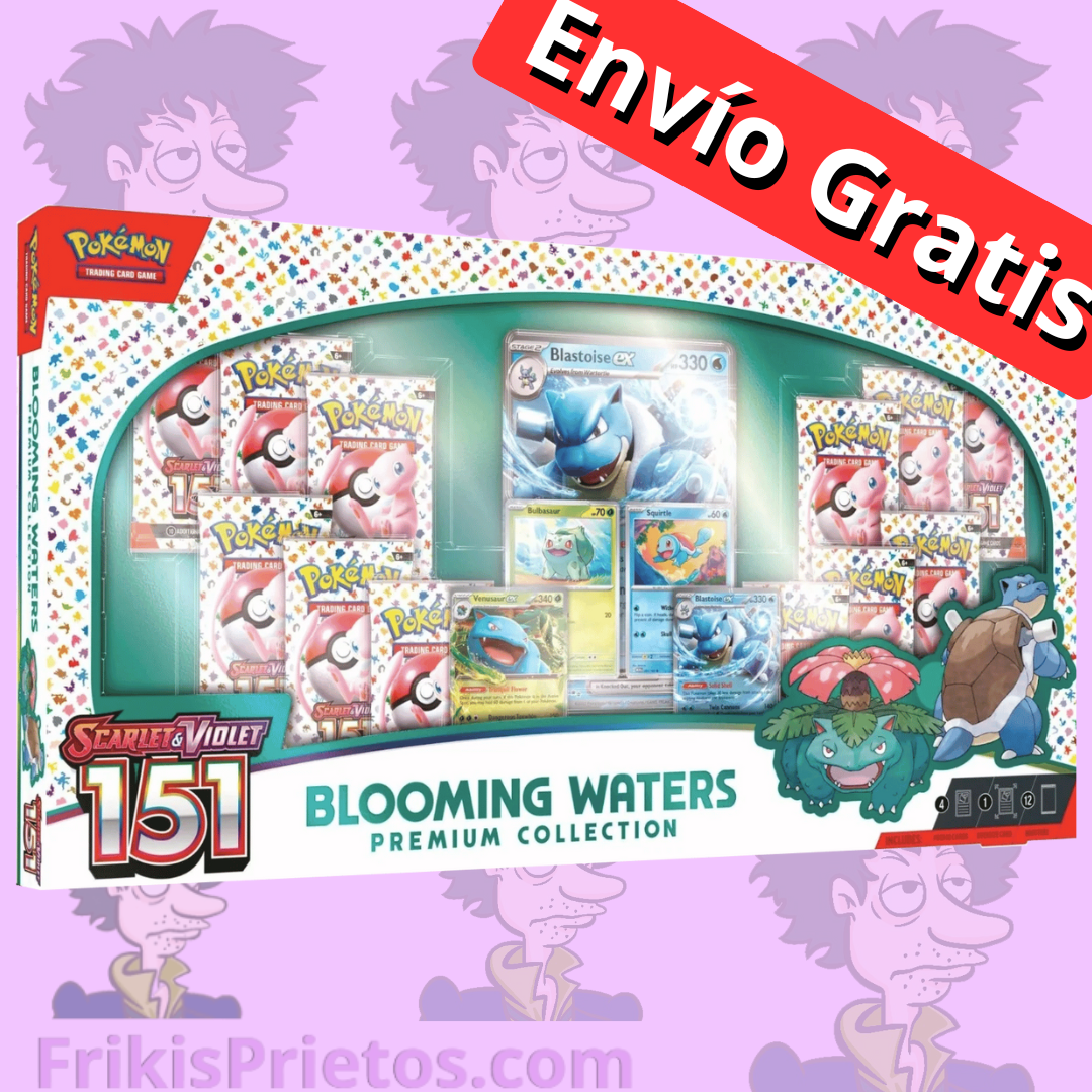 Pokemon 151 - Blooming Waters Premium Collection (Ingls) Sindicato de Frikis Prietos Pokemon 151 - Blooming Waters Premium Collection (Ingls) Sindicato de Frikis Prietos