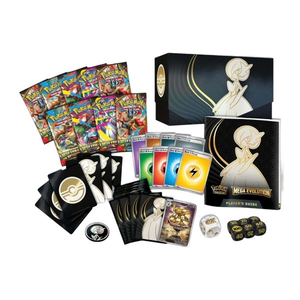 Pokemon Mega evolution gardevoir elite trainer box ingles frikis prietos contenido caja