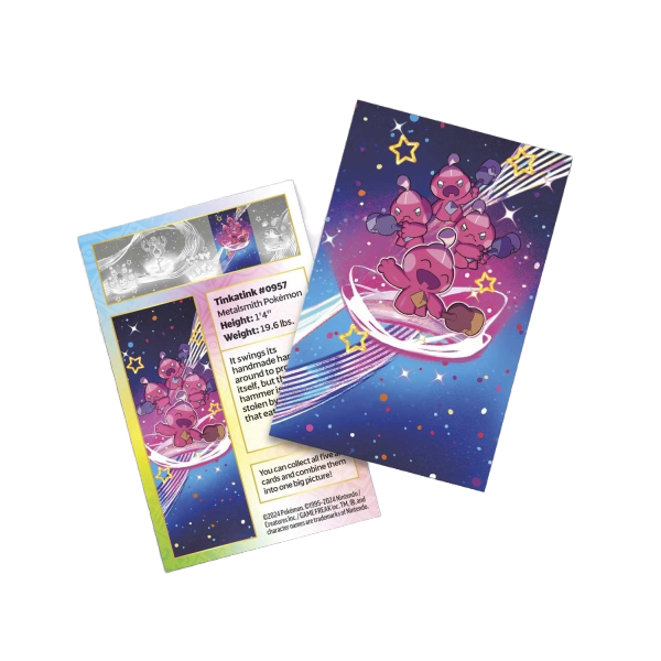 Pokemon Paldean Fates mini tin set art card ingles mexico frikis prietos