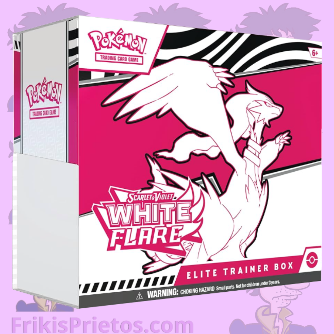 Pokemon TCG White Flare Elite Trainer Box Ingles Mexico Frikis Prietos