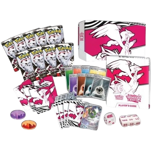 Pokemon White Flare elite trainer box contenido caja ingles mexico frikis prietos