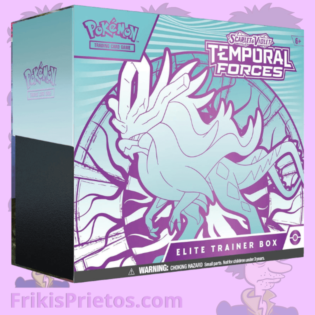 Scarlet & Violet - Temporal Forces Elite Trainer Box ( Walking Wake - Inglés ) - Sindicato de Frikis Prietos