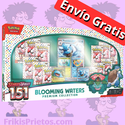 Pokemon 151 Scarlet & Violet Blooming Waters Premium Collection Frikis Prietos Mexico