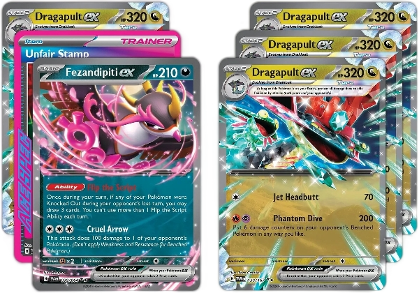 Pokemon Dragapult ex league battle deck cartas frikis prietos