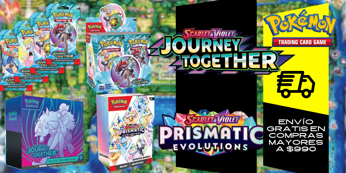 Pokemon Journey Together Prismatic Evolutiuons envio mexico Frikis Prietos