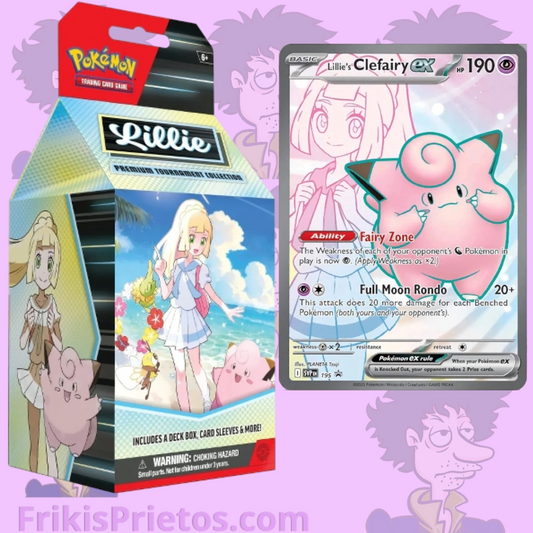 Pokemon Lillie Premium Tournament Collection clefairy ex frikis prietos mexico