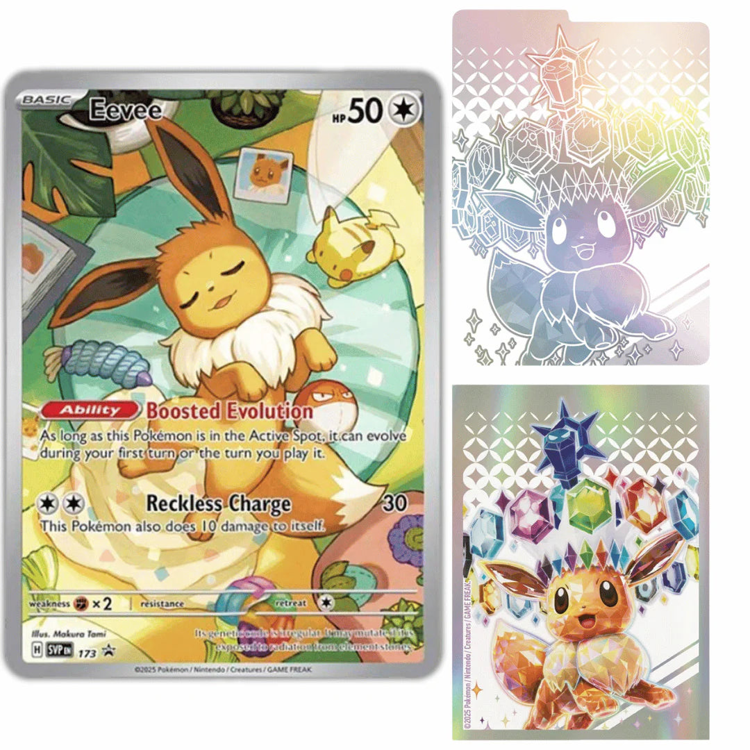 Pokemon Prismatic evolutions elite trainer box eevee promo full art ingles mexico frikis prietos