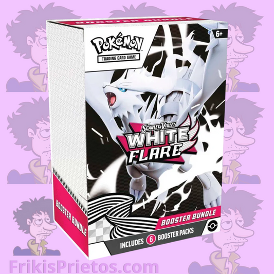 Pokemon Scarlet & Violet White Flare Booster Bundle Ingles mexico frikis prietos