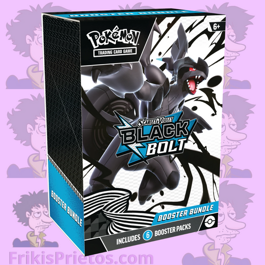 Pokemon Scarlet  & Violete Black Bolt Booster Bundle Ingles Mexico Frikis Prietos