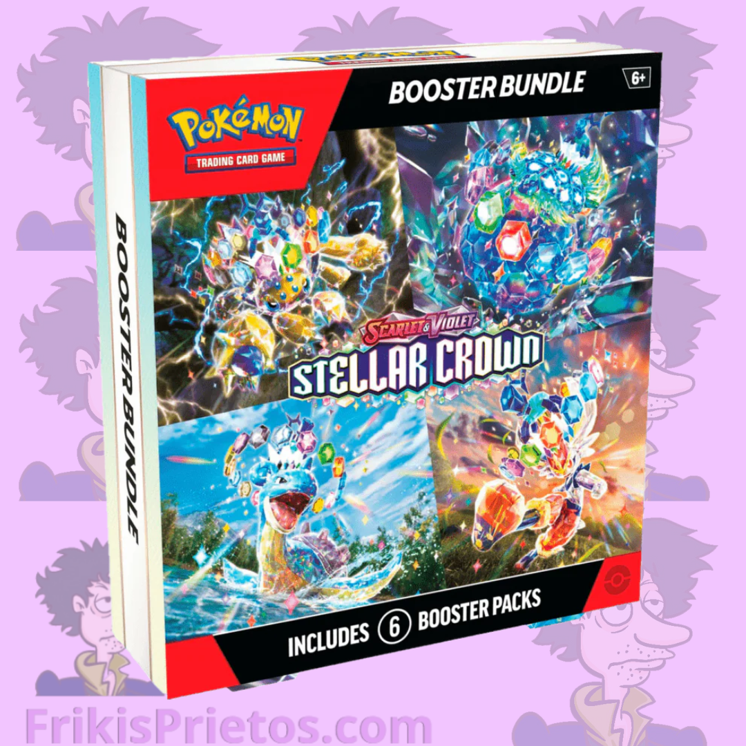 Pokemon Stellar Crown booster bundle frikis prietos caja en ingles