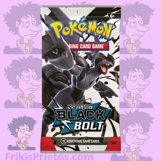 Pokemon TCG Black Bolt Booster Pack Ingles Mexico Frikis Prietos