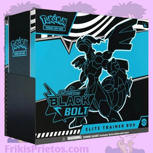 Pokemon TCG Black Bolt Elite Trainer Box Ingles Frikis Prietos Mexico