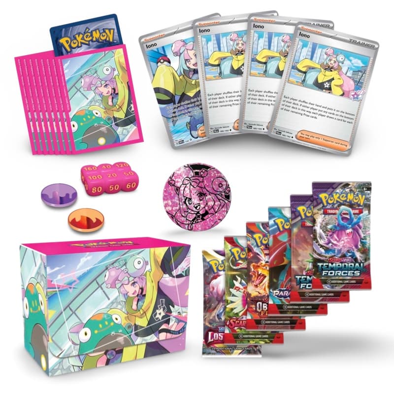 Pokemon Iono Premium Tournament Collection accesorios sindicato de frikis prietos